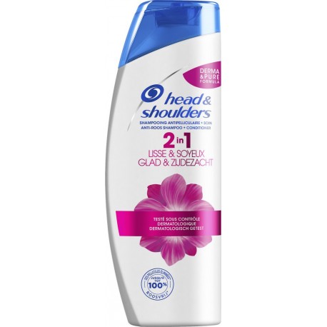 HEAD & SHOULDERS Shampooing 2en1 Lisse & Soyeux 540ml