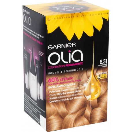 Garnier Olia Coloration permanente 8.31 blond doré cendré