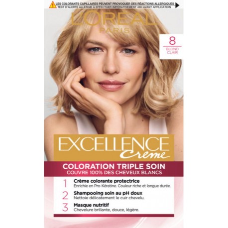 L Oreal Crème de coloration blond clair excellence crème L'OREAL