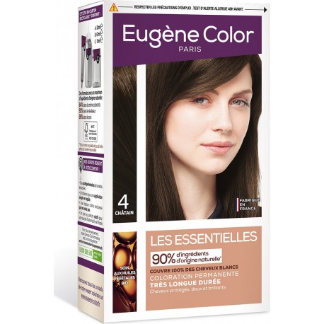 Eugène Color 4 Eugene Color Coloration cheveux châtain