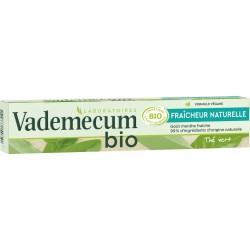 Vademecum Dentifrice bio fraicheur naturelle extrait de thé vert tube 75ml