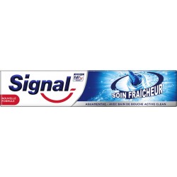 Signal Dentifrice Soin Fraîcheur aquamenthe tube 75ml