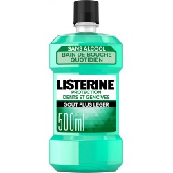 Listerine Bain de bouche protection dents et gencives doux 500ml
