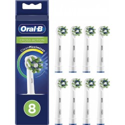 Oral B Brossettes dentaire Cross Action x8 Clean max