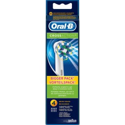 Oral B Brossettes de rechange pour brosse à dents électrique ORAL-B pack 4 recharges