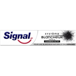 Signal Dentifrice blancheur charbon actif