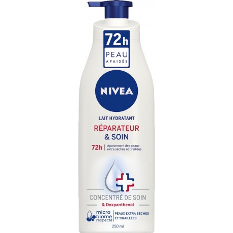 Nivea Lait hydratant Réparateur & Soin 72h 250ml