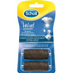 Scholl Rouleaux de remplacement extra exfoliant x2