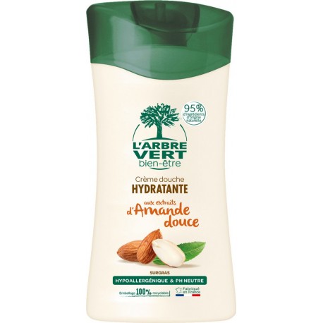 L Arbre Vert Gel douche hydratante amande douce L'ARBRE VERT flacon 250ml