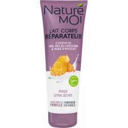 Nature Moi Lait corps réparateur miel et huile d'avocat Bio flacon 250ml