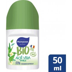 Monsavon Déodorant bio bille aloé vera vanille