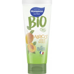 Monsavon Gel douche bio abricot & pointe de basilic