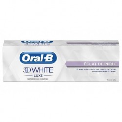 Oral-B Dentifrice 3D White Luxe Eclat De Perle 75ml (lot de 3)
