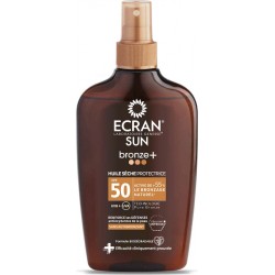 Ecran Huile solaire SPF 20 ambre solaire ambrée 200ml