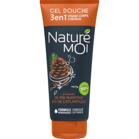 Nature Moi Gel douche homme 3 en 1 pin tube 200ml