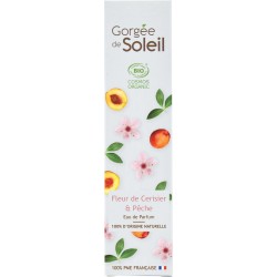 Gorgee De Soleil Eau de parfum cerisier et pêche Bio 50ml