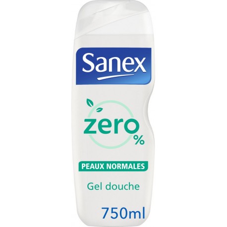 Sanex Gel douche zéro 0% peaux normales