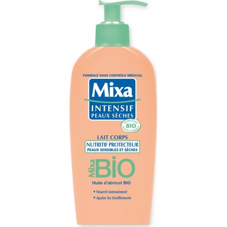 MIXA Lait corps bio Intensif Peaux Sèches