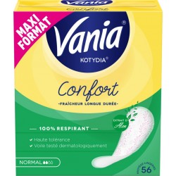 Vania Serviette confort aloe MAXI FORMAT x56 paquet 56 serviettes