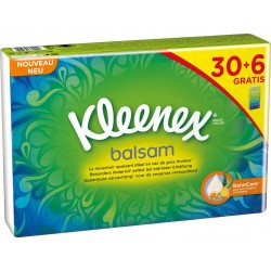 Kleenex Mouchoir étuis balsam regular paquet 36 étuis