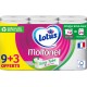 Lotus Moltonel Blanc Sans Tube 9+3 12 Rouleaux pack 9 rouleaux + 3 gratuits