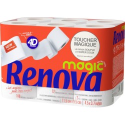 Renova Papier toilette Magic 4D x12