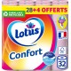 Lotus Papier toilette Confort rose 28+4 (lot de 32 rouleaux)