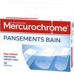 Mercurochrome Pansements bain boîte 16