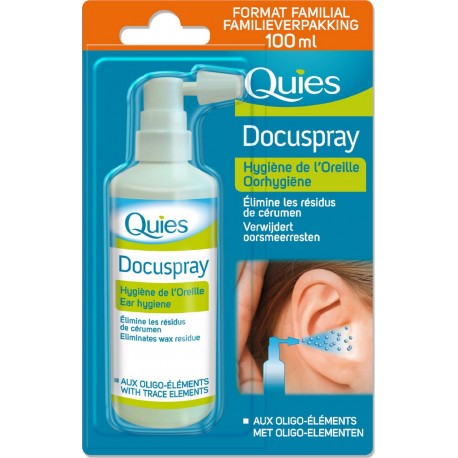 Quies Docuspray hygiène de l'oreille spray 100ml