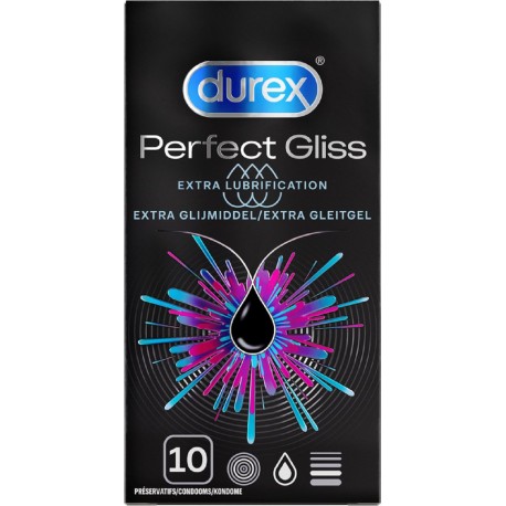 Durex Préservatif perfect gliss boîte 10