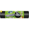 Apta Sacs poubelle liens coulissants ultra résistants 100 l les 10 sacs poubelle