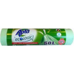 Apta Ecologic - Sac poubelle biodégradable 50L x10 sacs