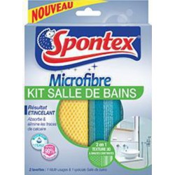 SPONTEX KIT DE 2 MICROF SDB