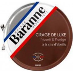 Baranne Cirage de luxe à la cire d'abeille marron 75ml