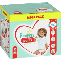 Pampers Couches bébé taille 6 : 15Kg et + premium protection pants 60 couches (lot de 2 soit 120 couches)