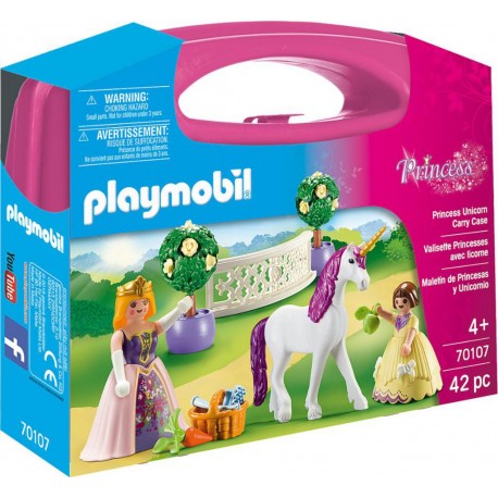 PLAYMOBIL 70107 Princess - Valisette Princesses Avec Licorne