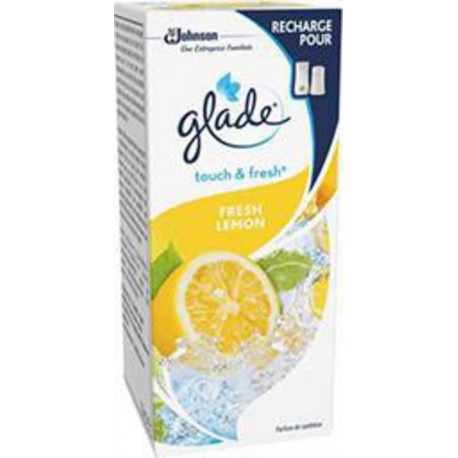 Glade Recharge Touch Fresh fraîcheur citron la recharge de 10ml