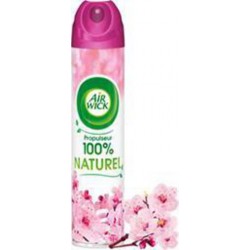 Air Wick Propulseur 100% Naturel - Désodorisant fleurs de cerisier l'aérosol de 240ml