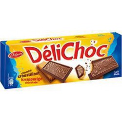 Délichoc Biscuits croustillants Chocolat au Lait 150g