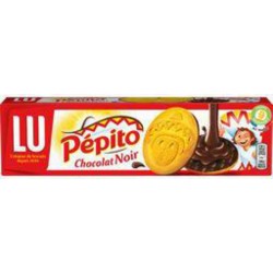 LU Pépito Biscuits nappés au Chocolat Noir 192g