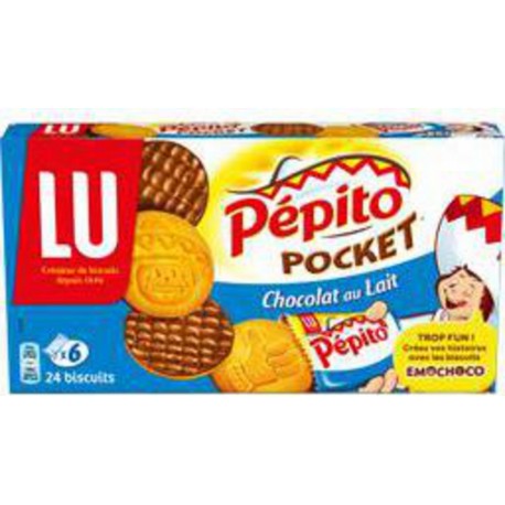 LU PEPITO POCKET LAIT 230G