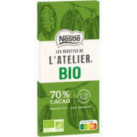 LRDA NOIR 70% BIO 80G