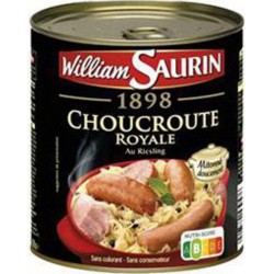 William Saurin 1898 - Choucroute royale au Riesling 800g