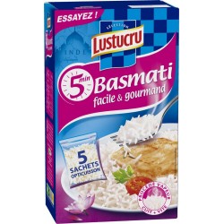 Lustucru Riz Basmati sachets cuisson 5mn