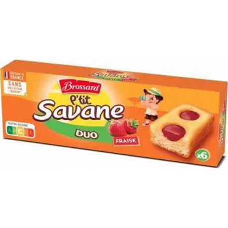 BROSSARD BROSS.PTIT SAVANE FRAISE 5X30G