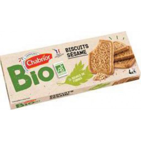 CHABRIOR CHAB.BISCUITS SESAME BIO 180G