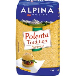 Alpina Savoie Polenta grains moyens Sans Gluten 1Kg