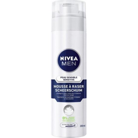 Nivea Men Mousse à raser peau sensible 200ml