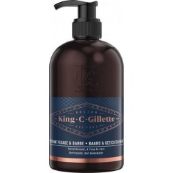 King C Gillette Nettoyant visage et barbe pour homme KING C. GILLETTE 350ml