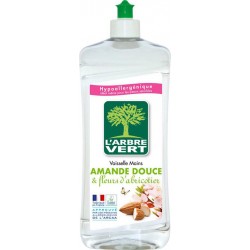 L’Arbre Vert Vaisselle & Mains Hypoallergénique à l’Amande Douce & Fleurs d’Abricotier 750ml (lot de 6)